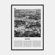 Boone Travel B&W No 1 Poster