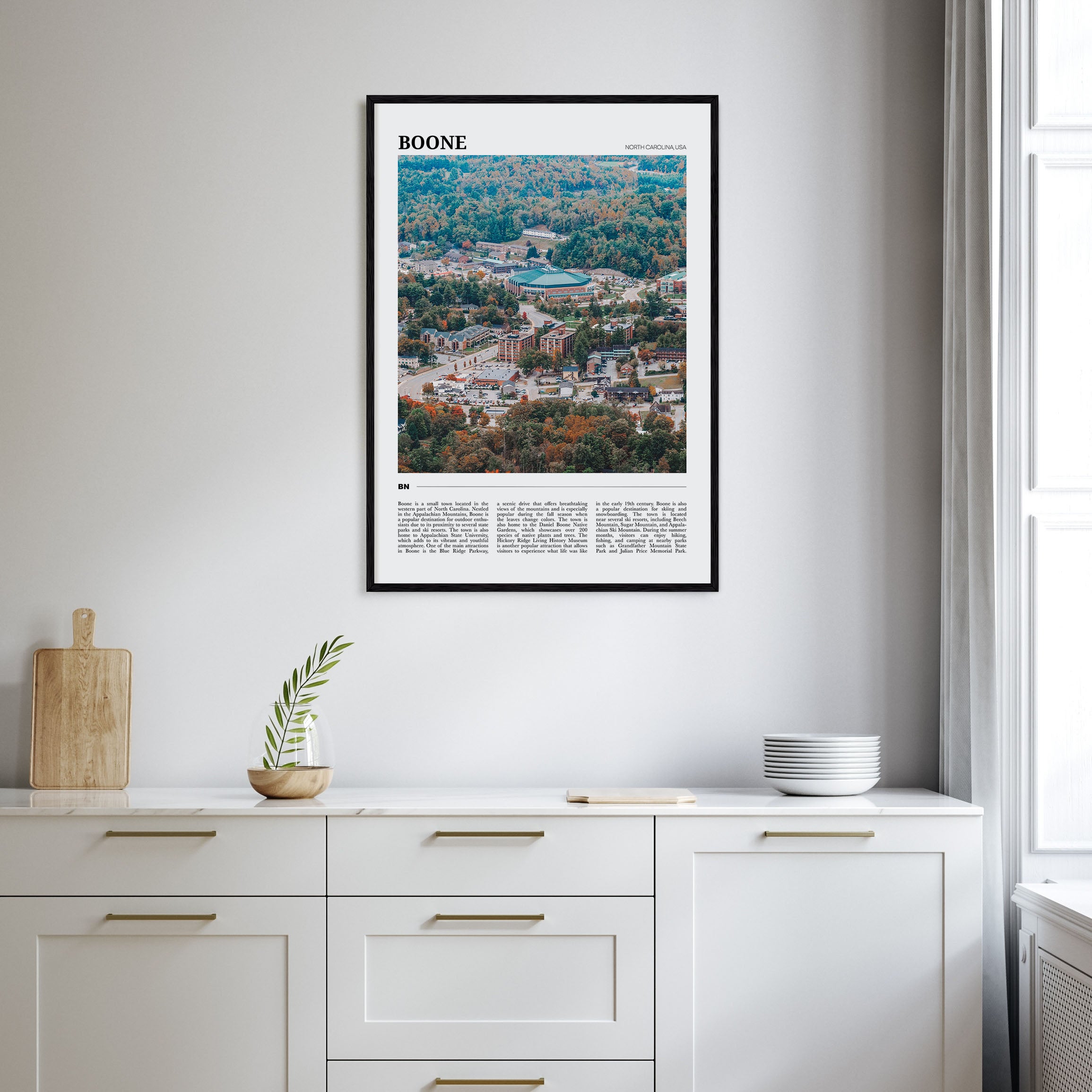 Boone Travel Color Poster