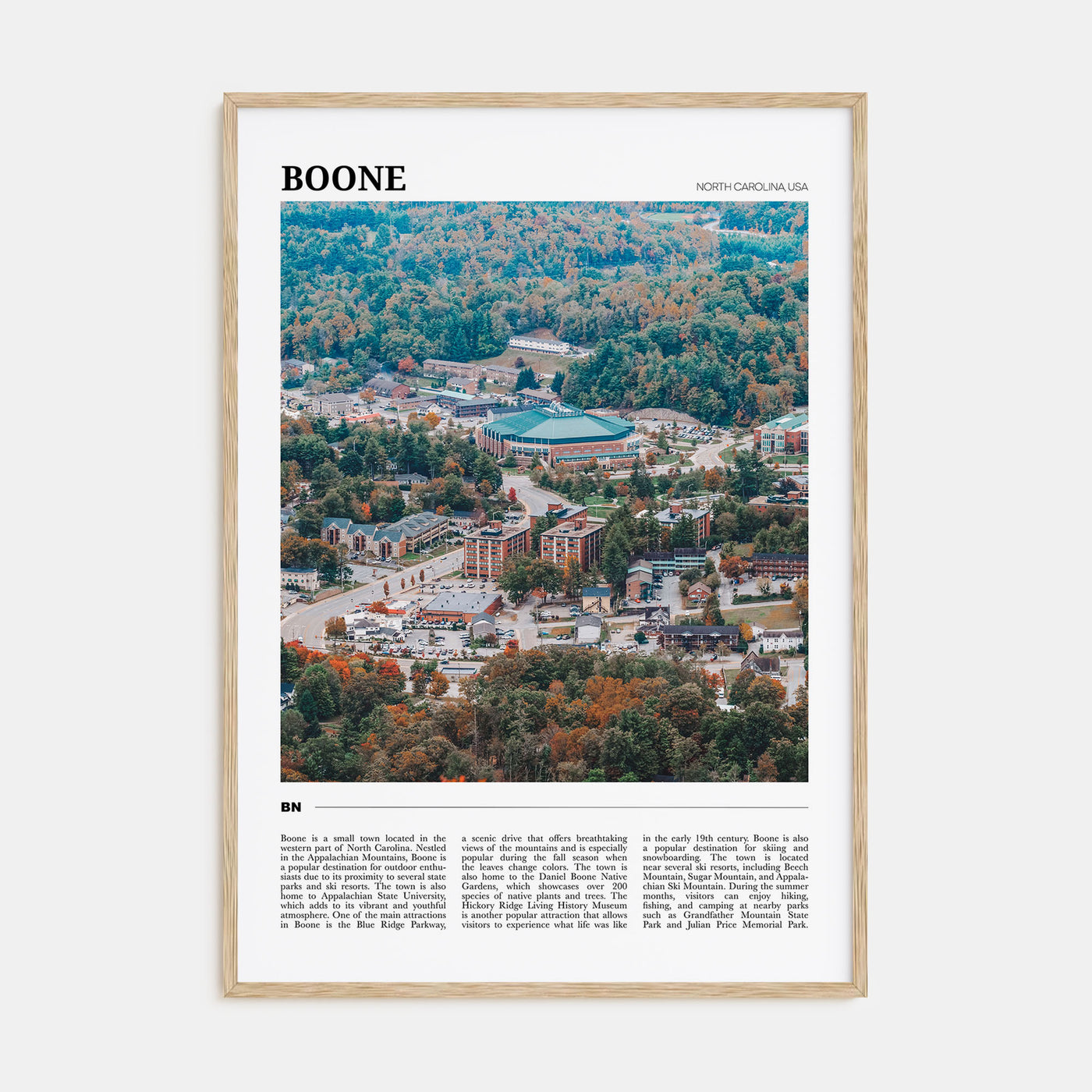 Boone Travel Color Poster