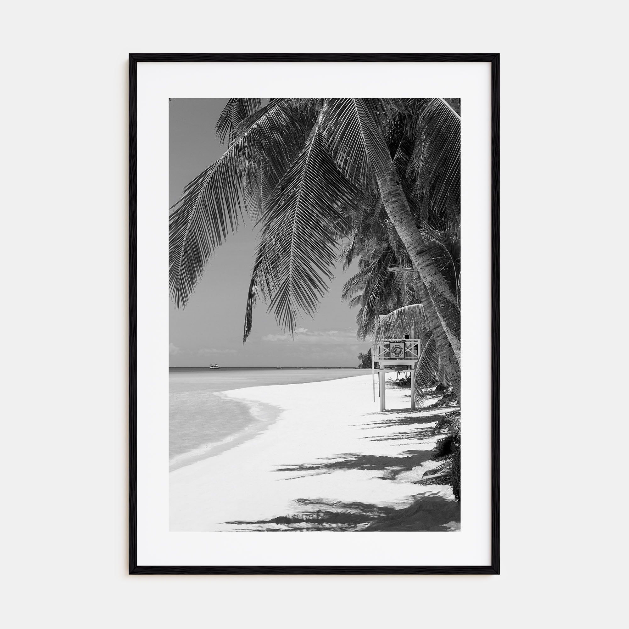 Boracay Photo B&W Poster