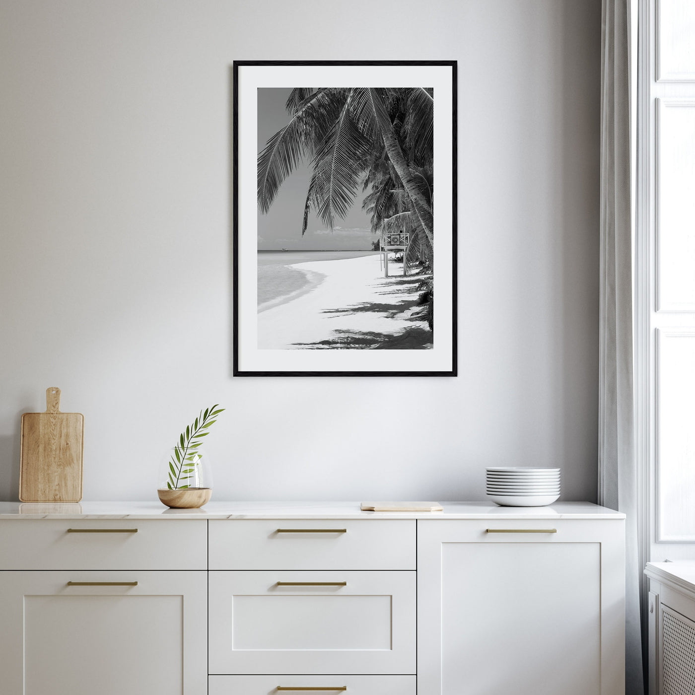 Boracay Photo B&W Poster