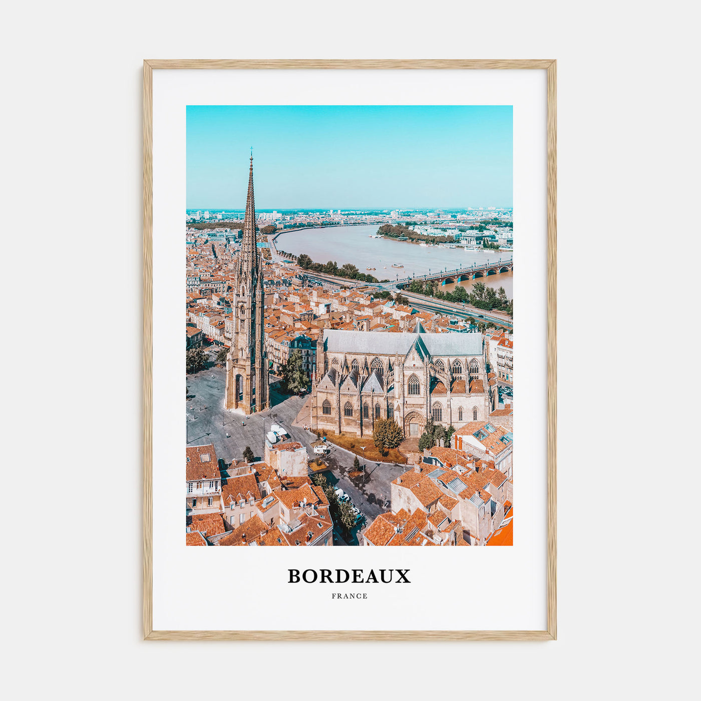 Bordeaux Portrait Color Poster
