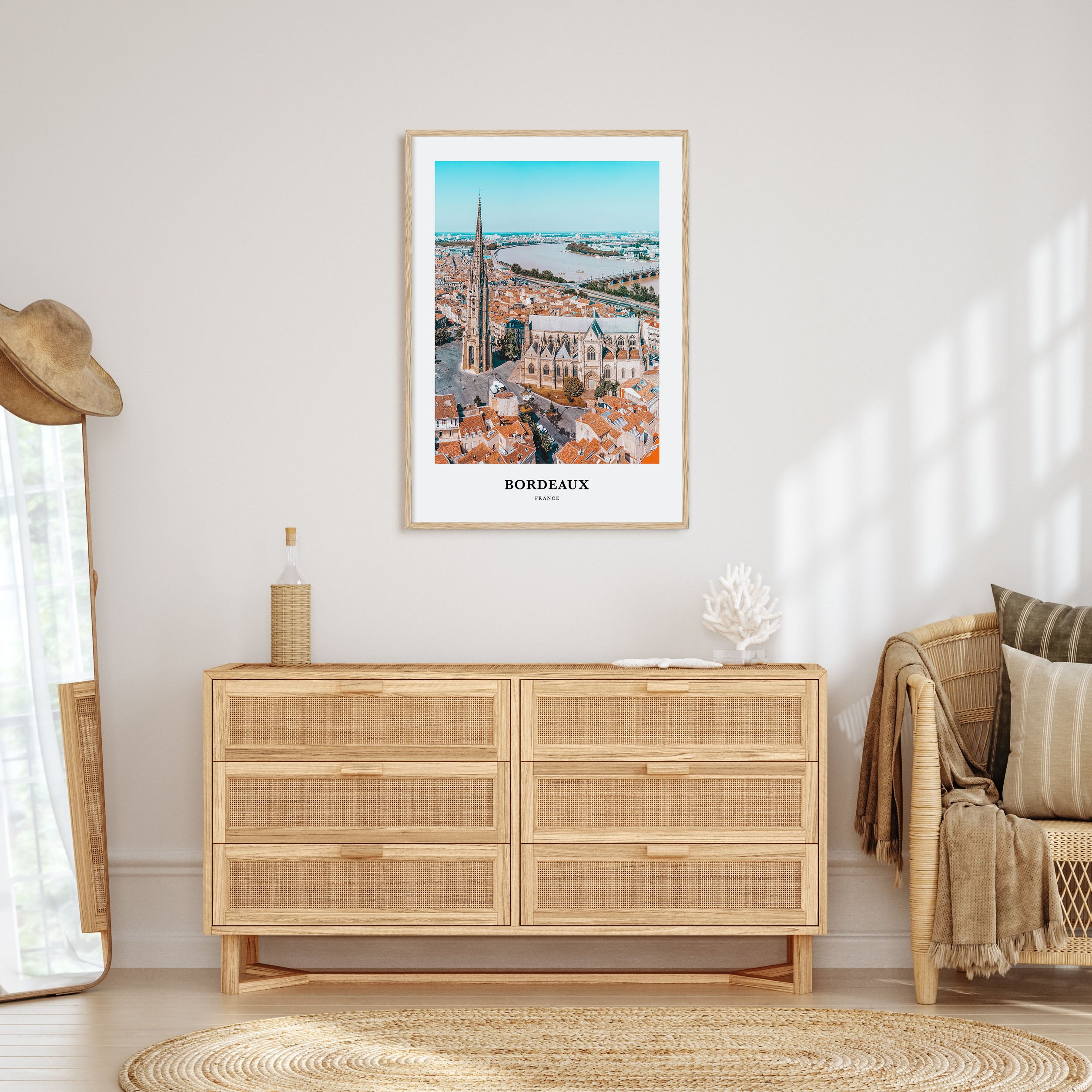 Bordeaux Portrait Color Poster
