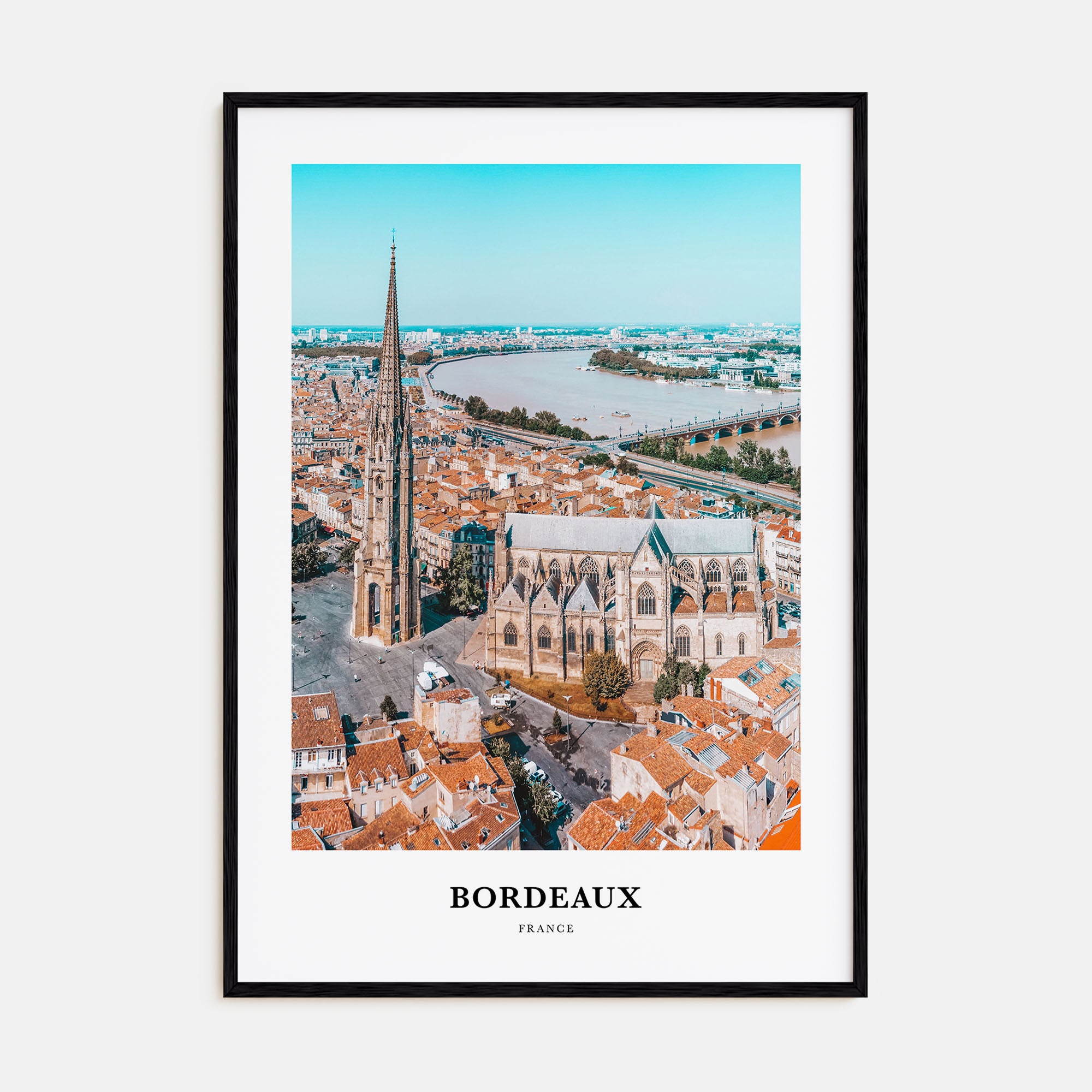 Bordeaux Portrait Color Poster