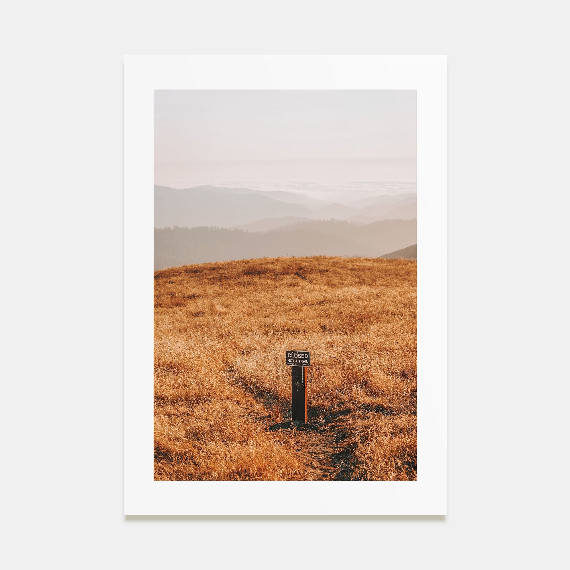 Borel Hill Mountains Photo Color Poster