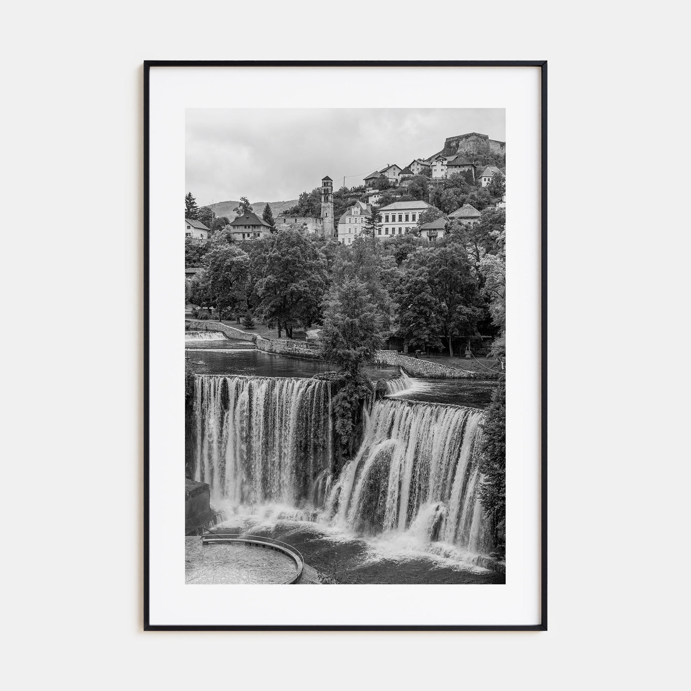 Bosnia and Herzegovina Photo B&W Poster