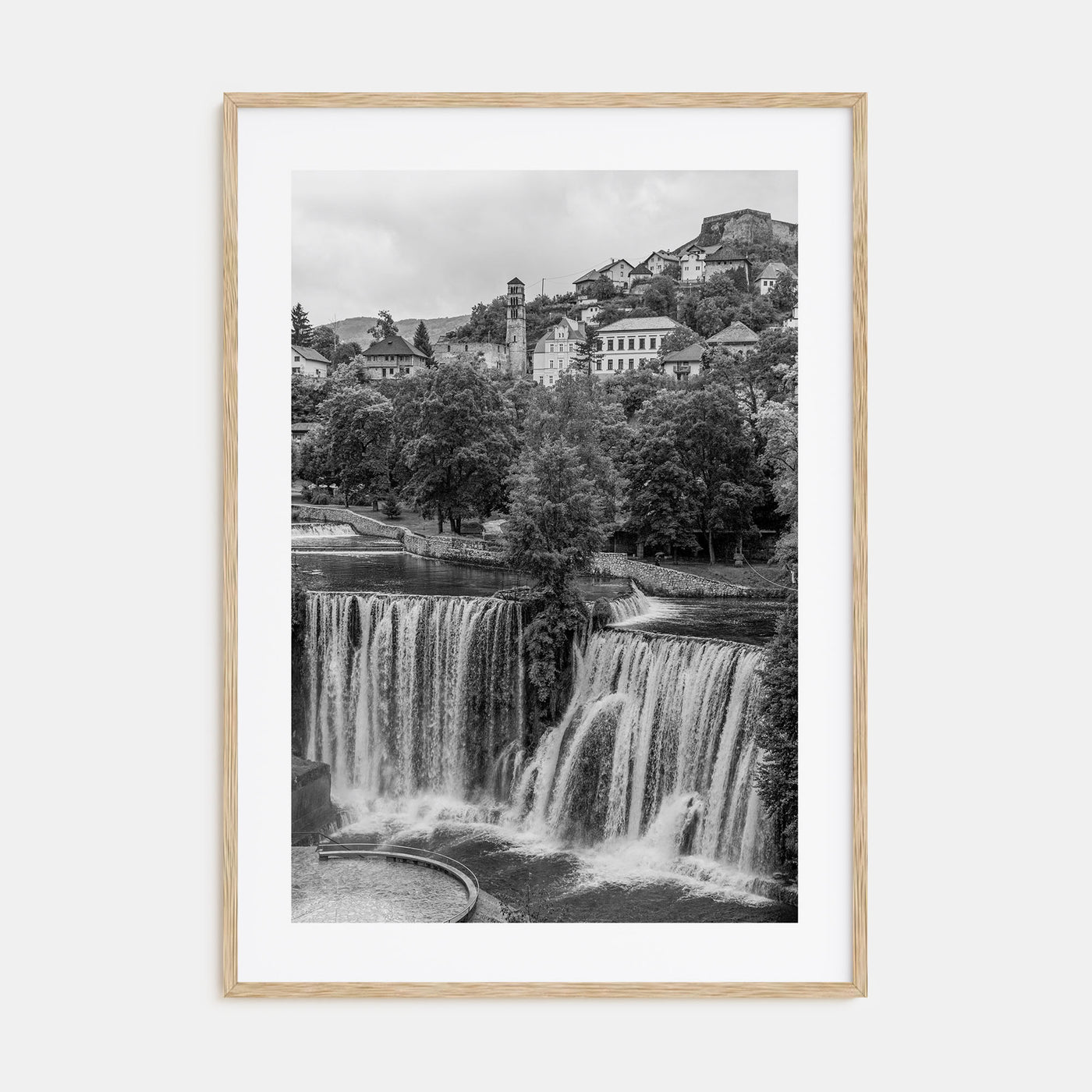 Bosnia and Herzegovina Photo B&W Poster