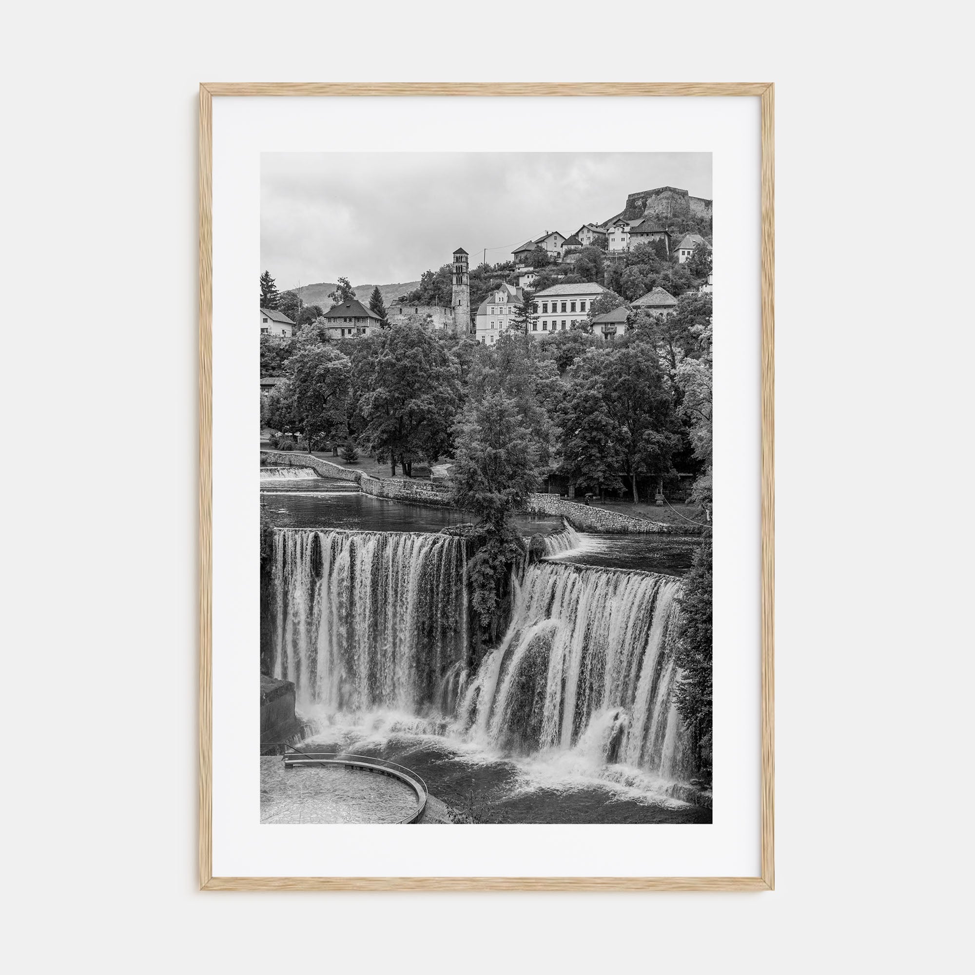 Bosnia and Herzegovina Photo B&W Poster
