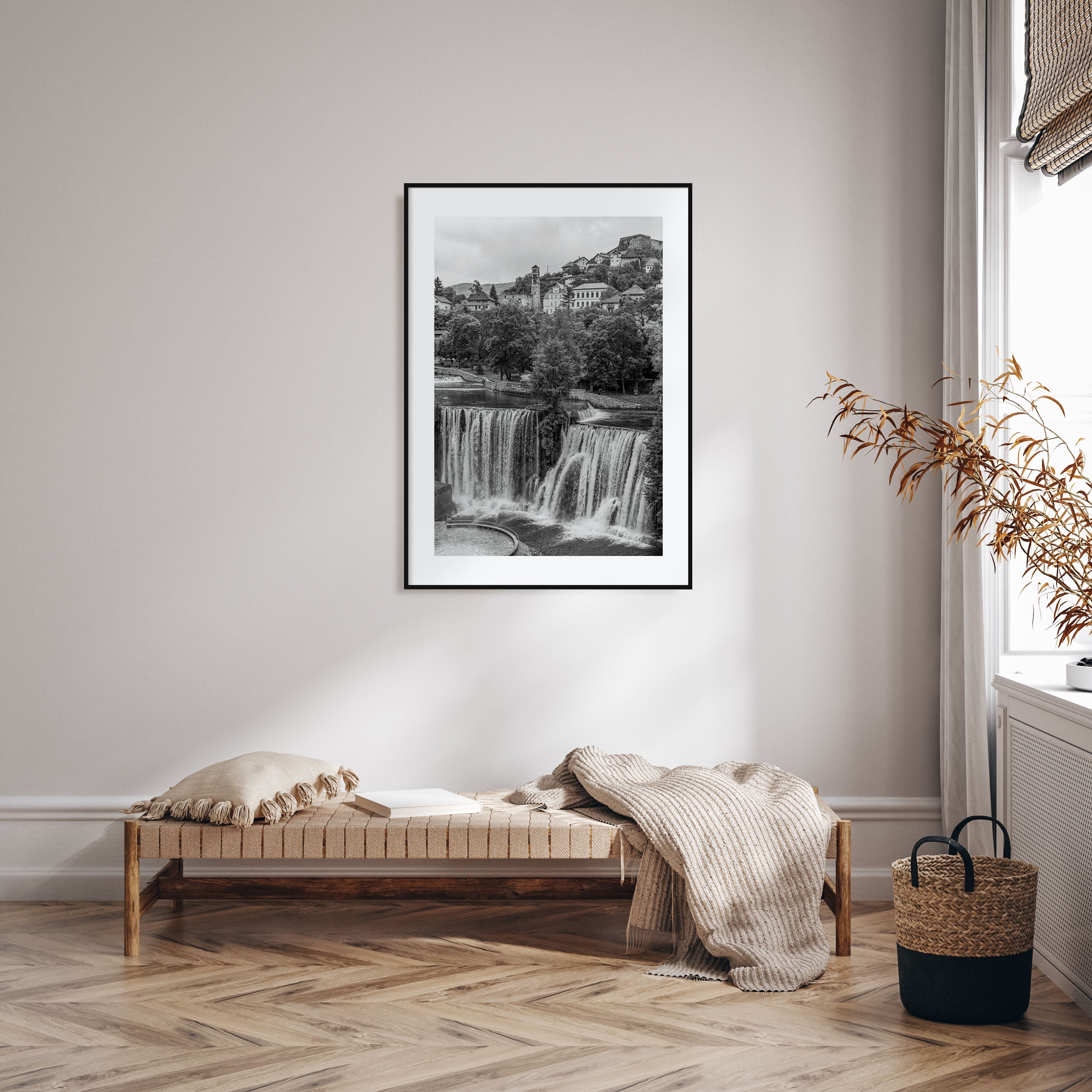 Bosnia and Herzegovina Photo B&W Poster