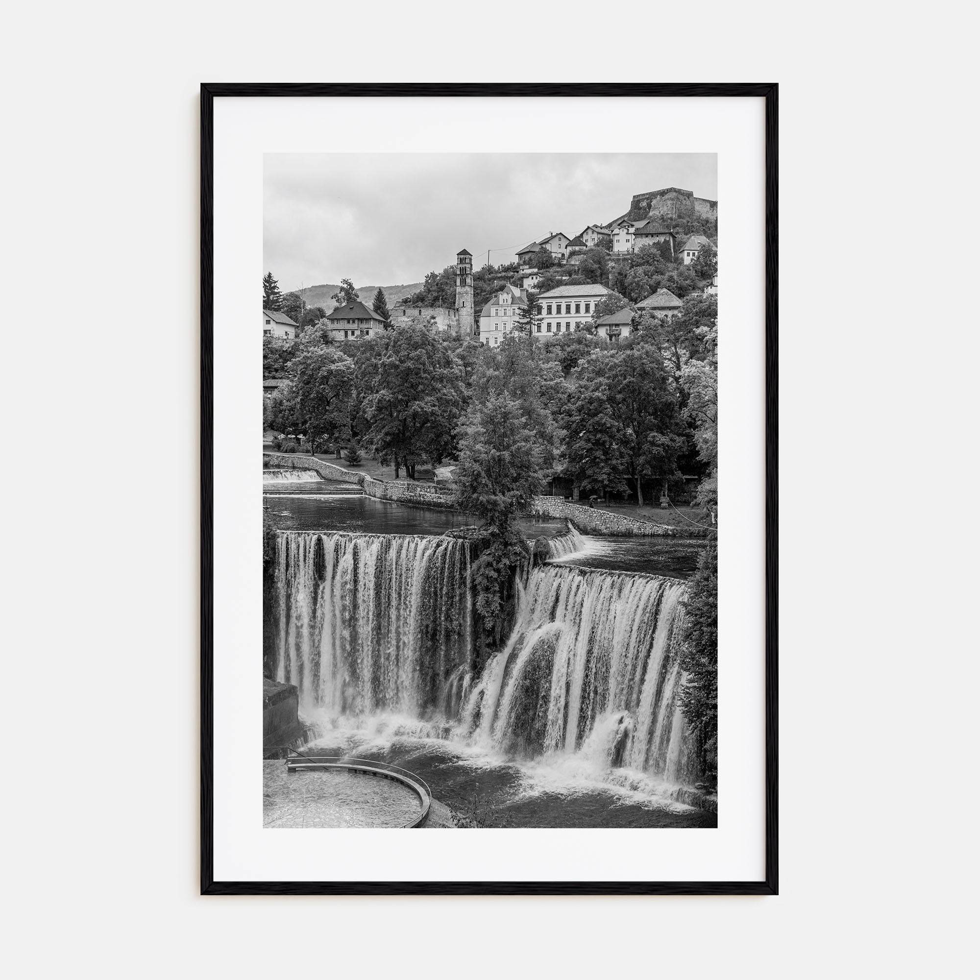 Bosnia and Herzegovina Photo B&W Poster