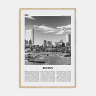 Boston Travel B&W No 2 Poster