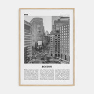 Boston Travel B&W No 4 Poster