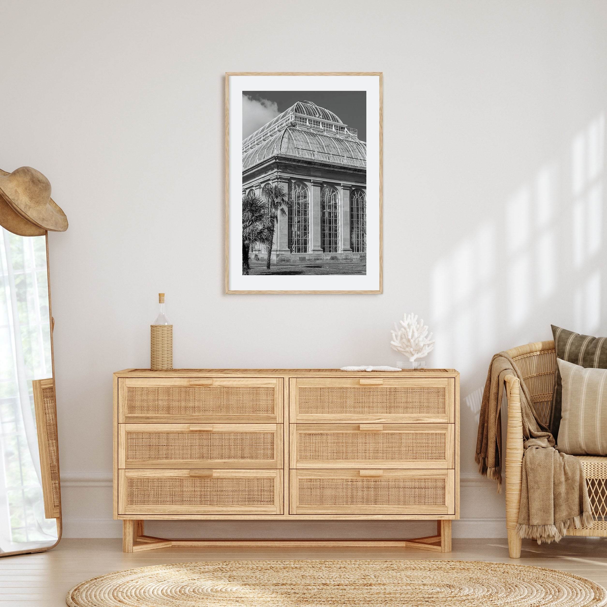 Botanical Garden Photo B&W No 3 Poster