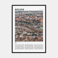 Boulder Travel Color No 2 Poster