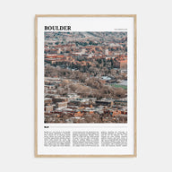 Boulder Travel Color No 2 Poster