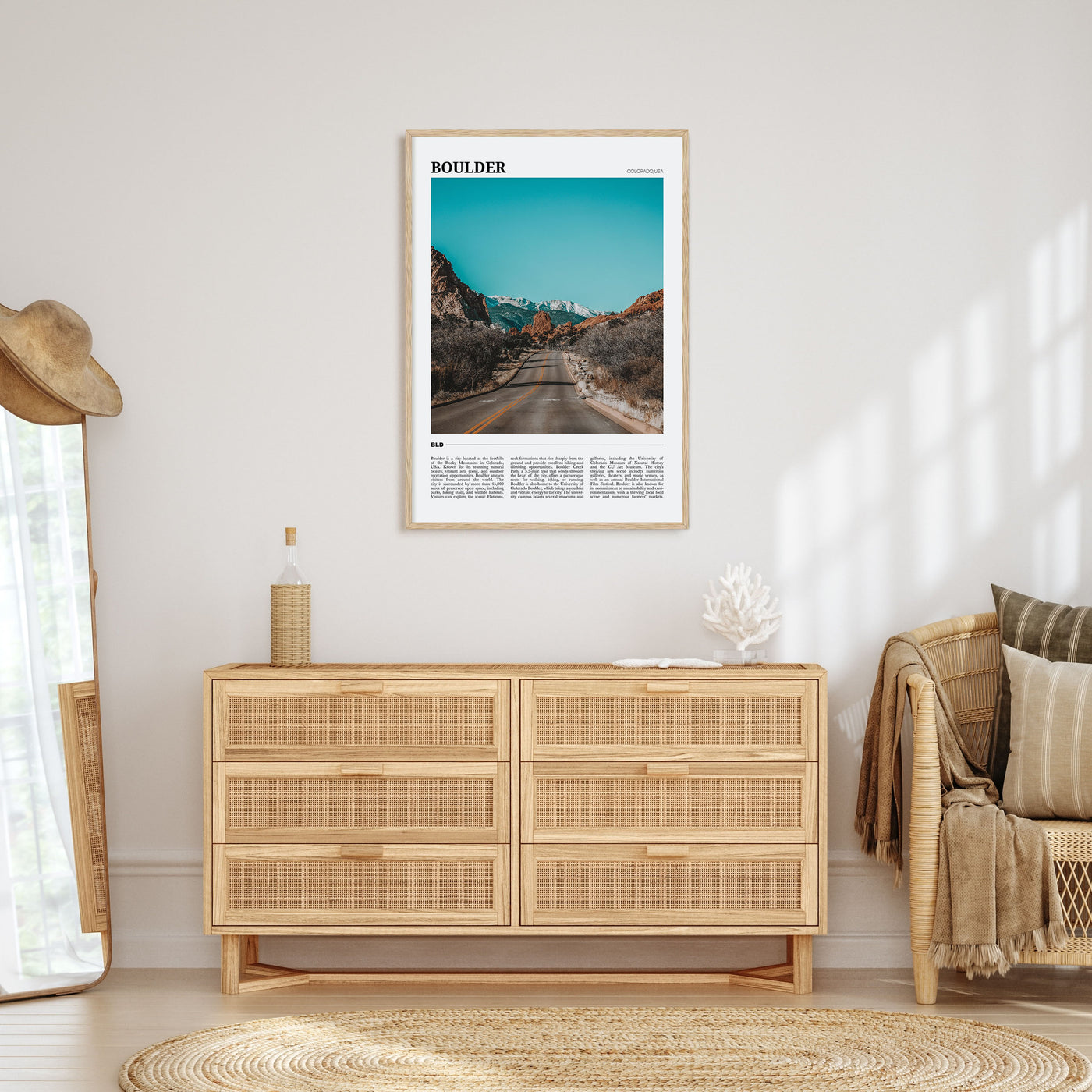 Boulder Travel Color No 3 Poster