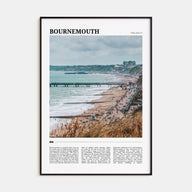 Bournemouth Travel Color Poster