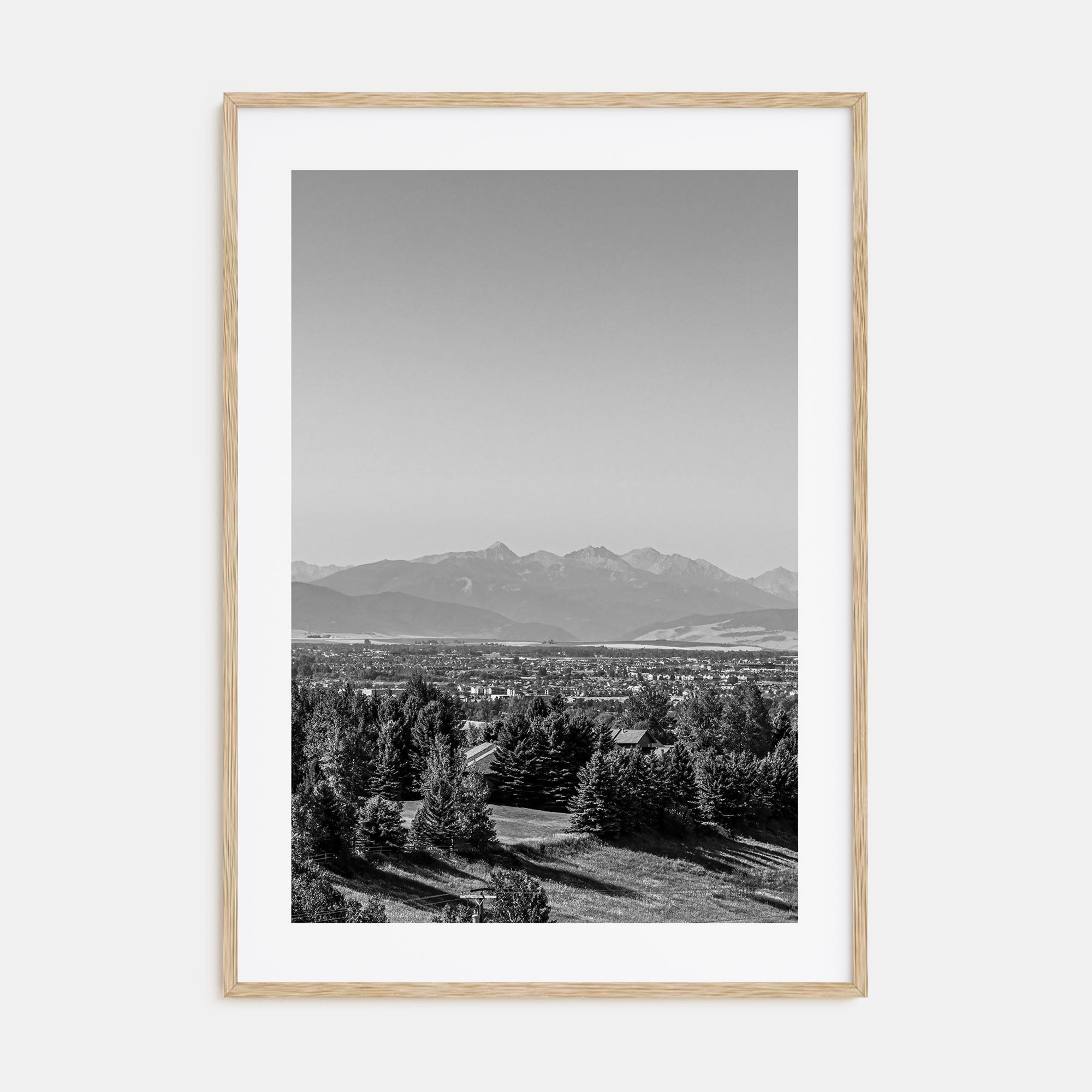 Bozeman Photo B&W Poster