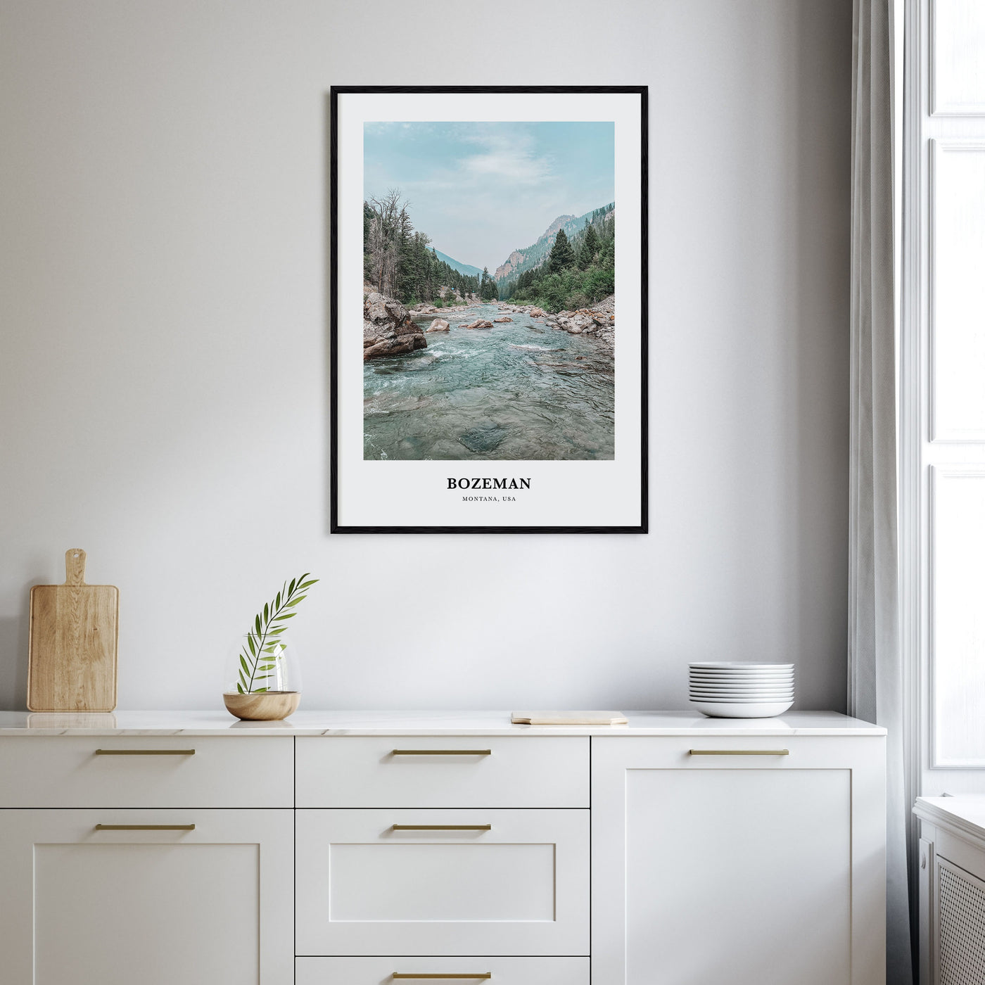 Bozeman Portrait Color Poster