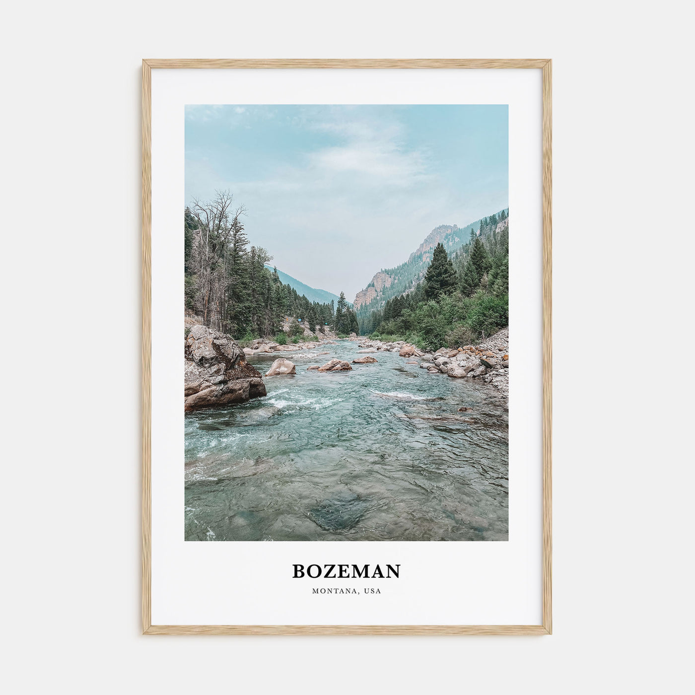 Bozeman Portrait Color Poster