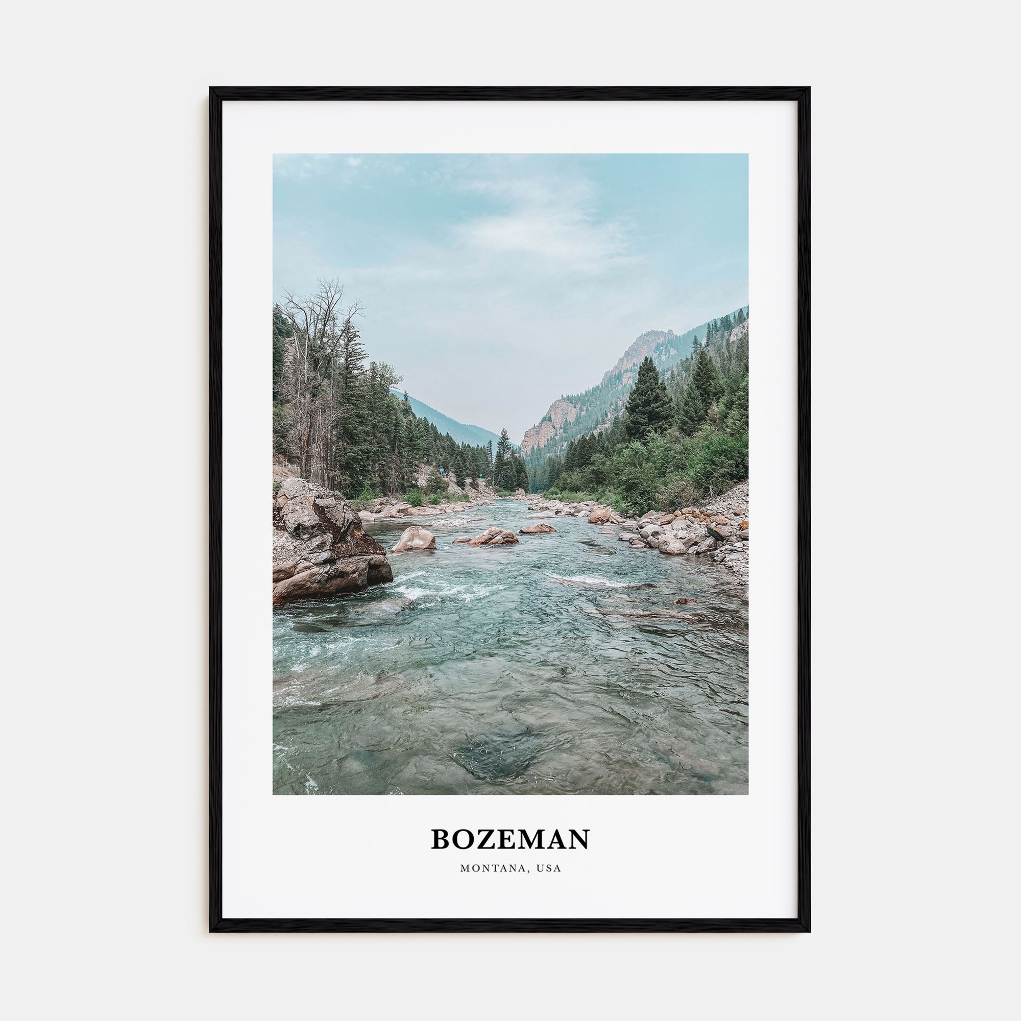 Bozeman Portrait Color Poster