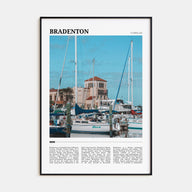 Bradenton Travel Color Poster
