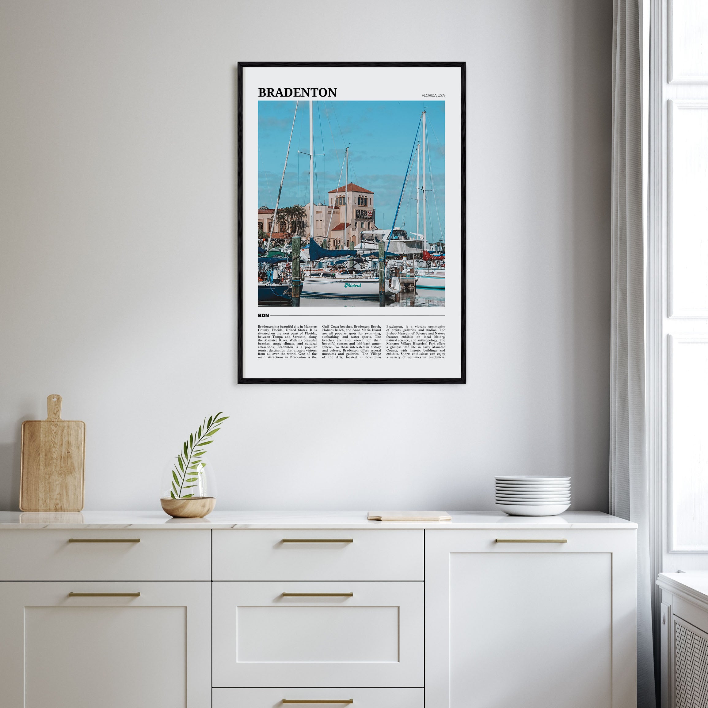 Bradenton Travel Color Poster