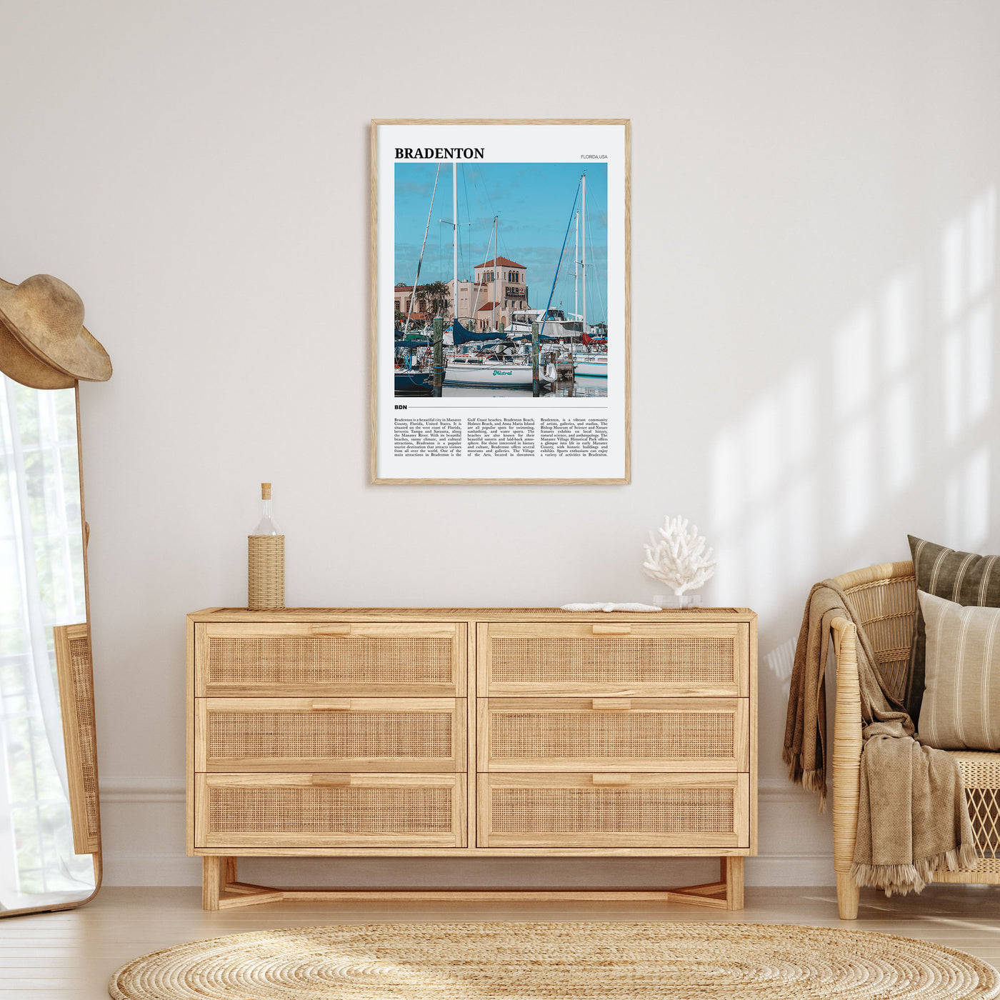 Bradenton Travel Color Poster