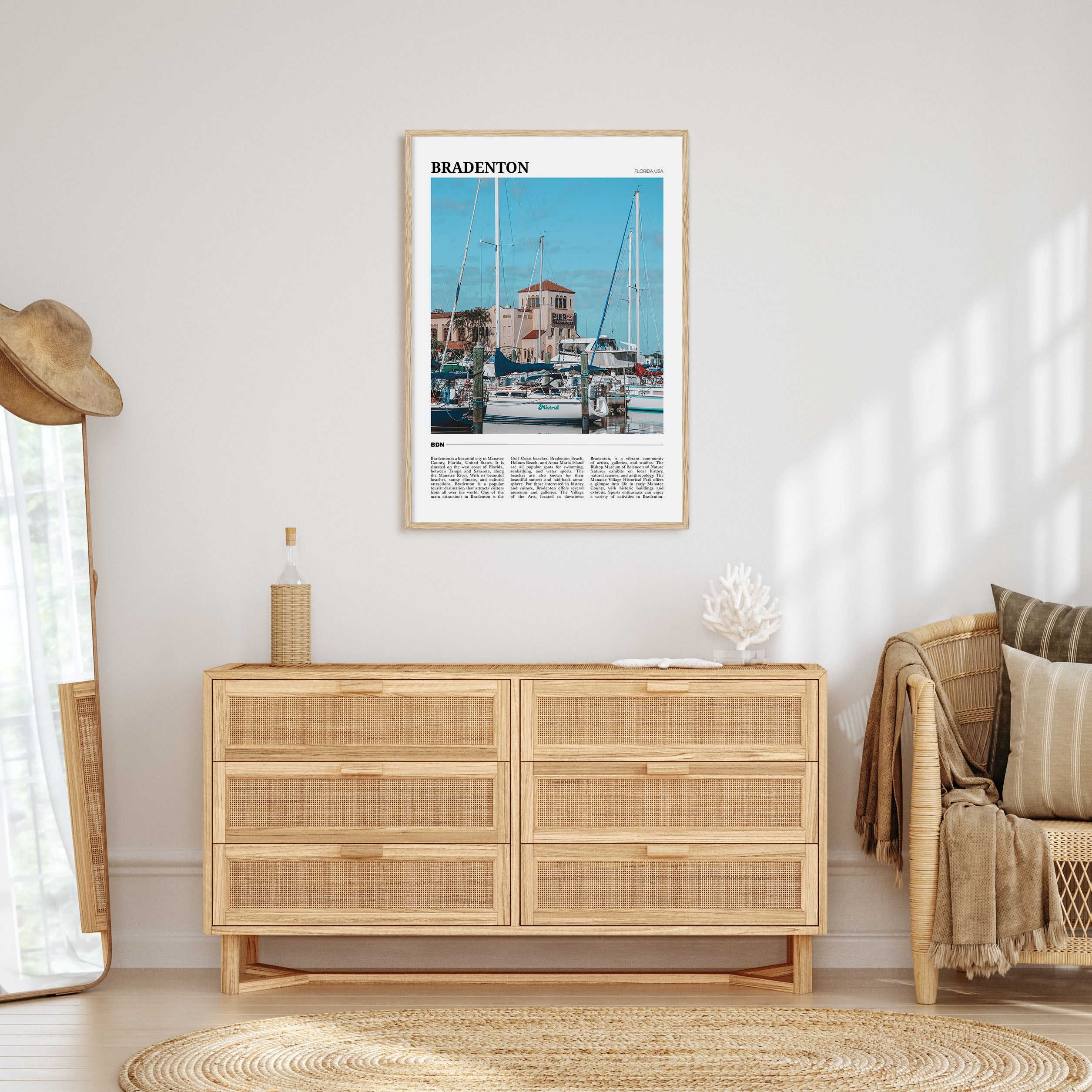 Bradenton Travel Color Poster