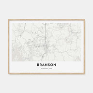 Branson Map Landscape Poster