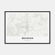 Branson Map Landscape Poster