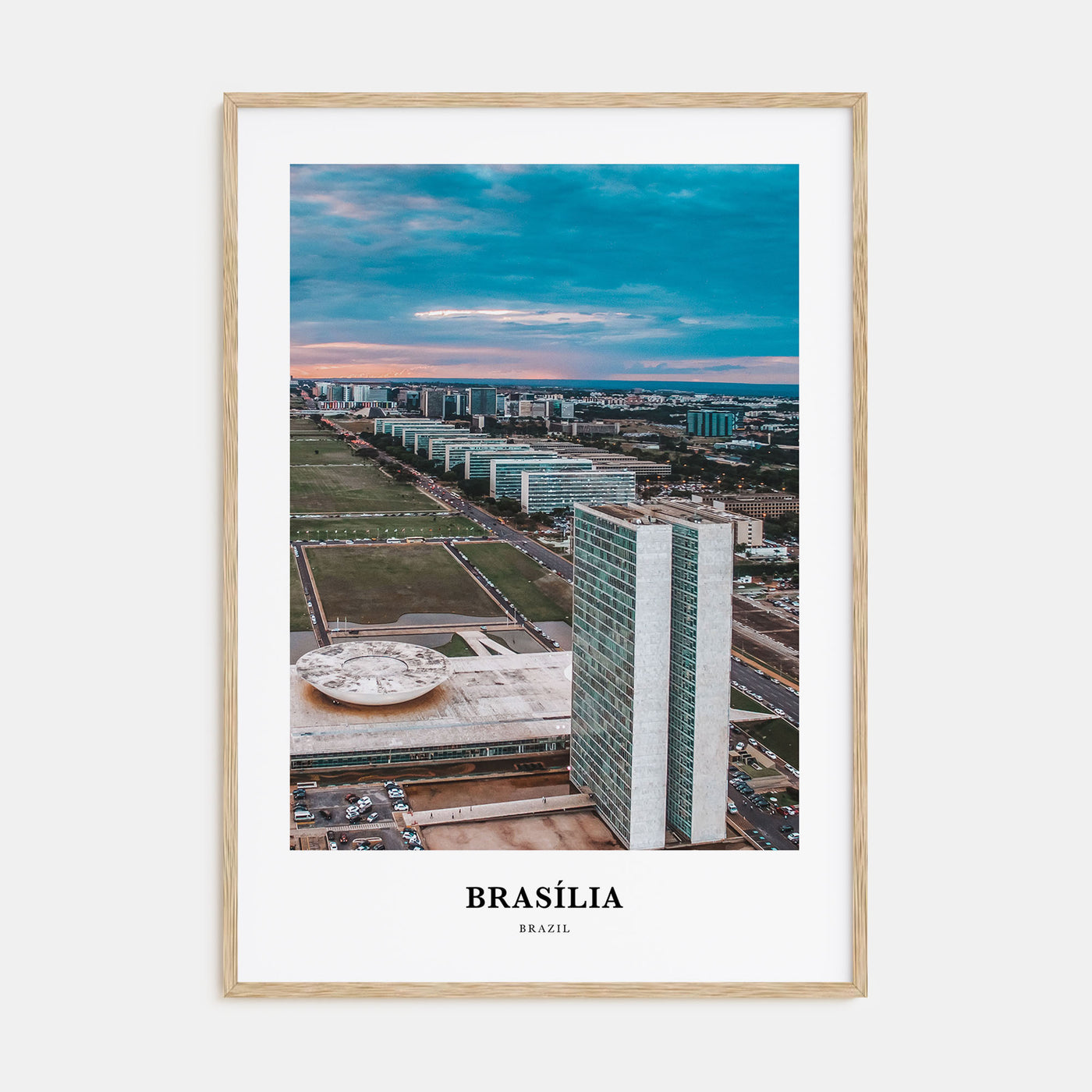 Brasília Portrait Color Poster