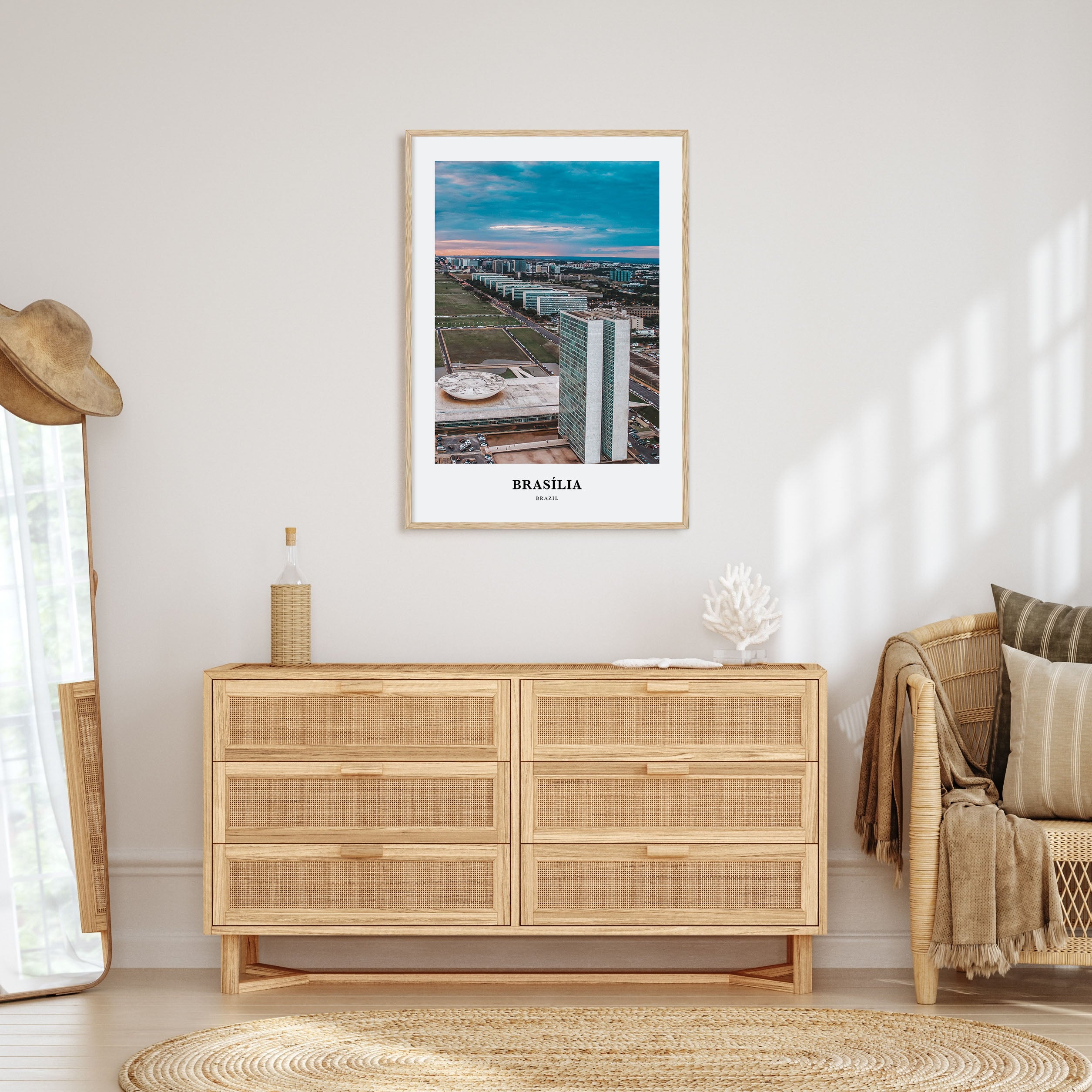 Brasília Portrait Color Poster