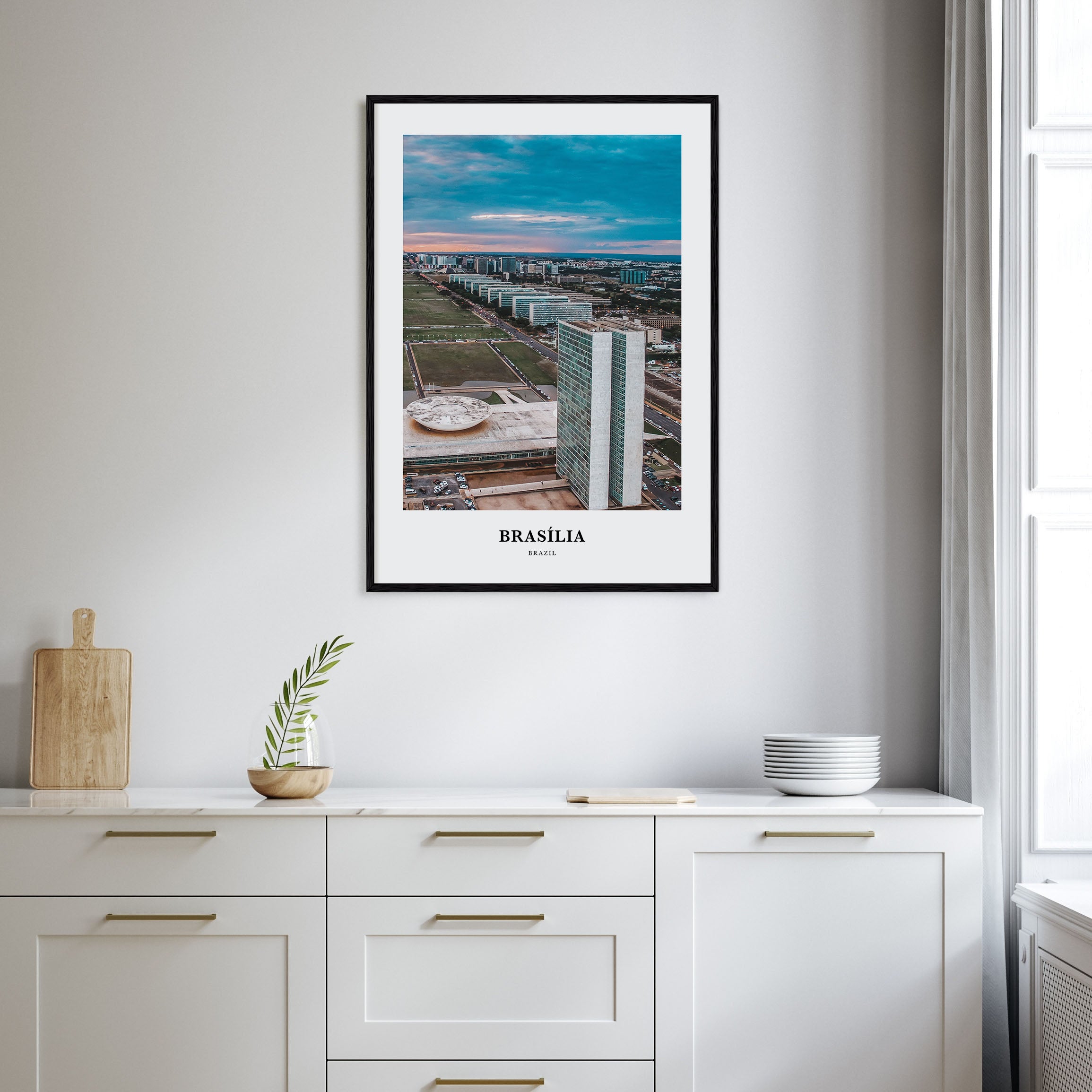 Brasília Portrait Color Poster