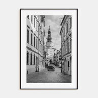 Bratislava Photo B&W Poster
