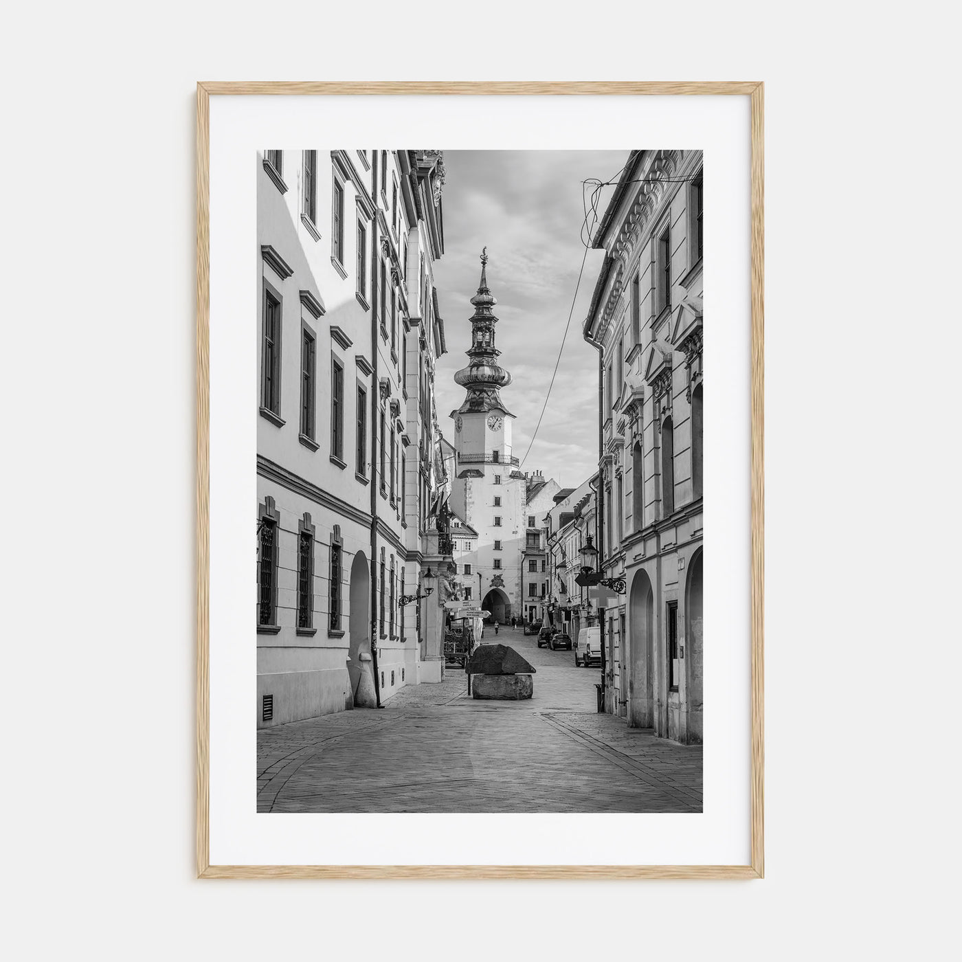 Bratislava Photo B&W Poster