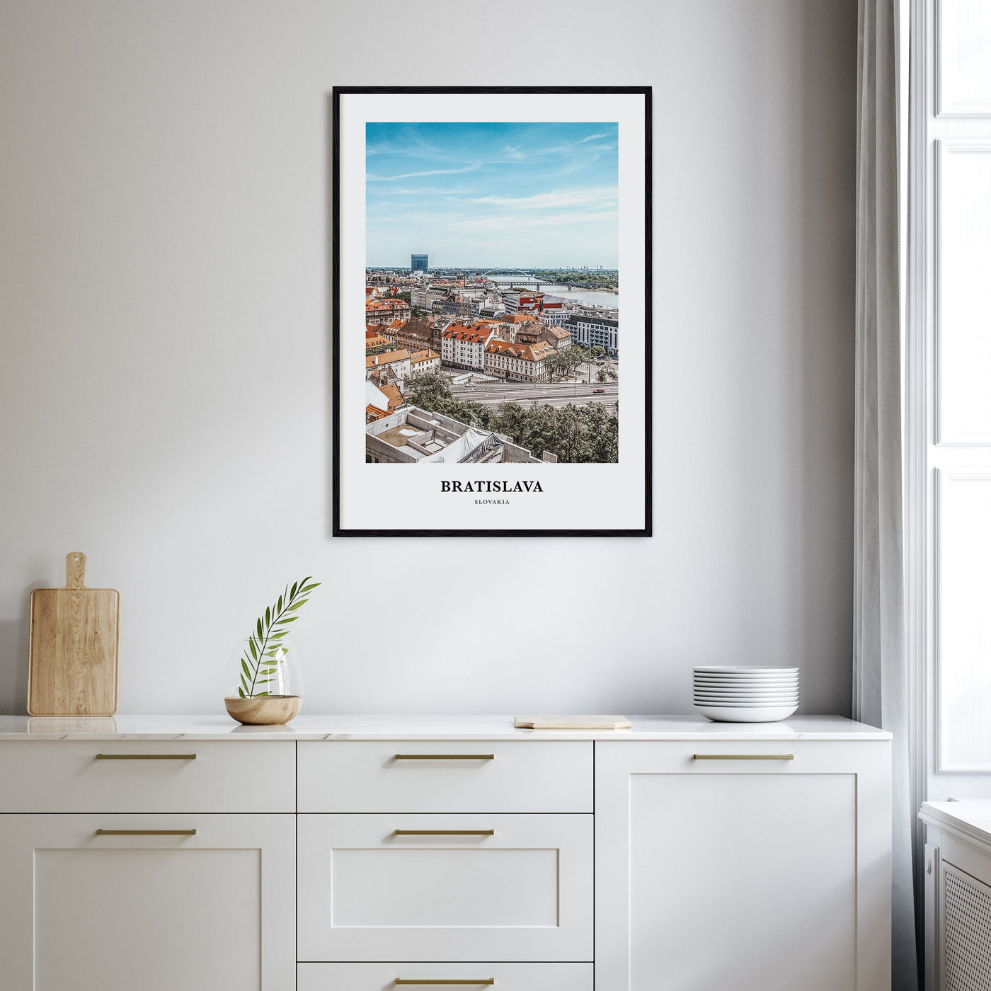 Bratislava Portrait Color Poster