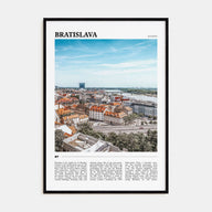 Bratislava Travel Color Poster