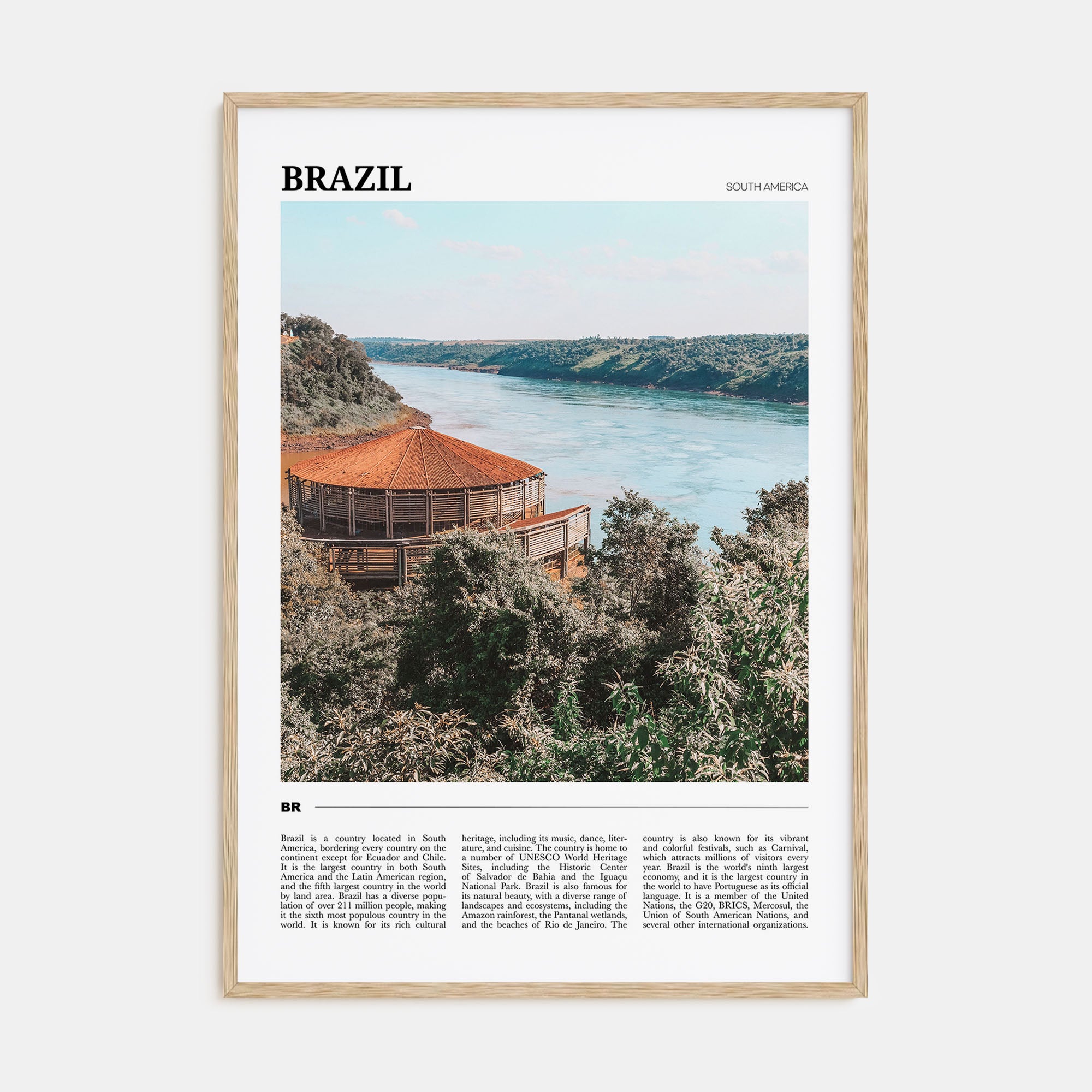 Brazil Travel Color No 2 Poster