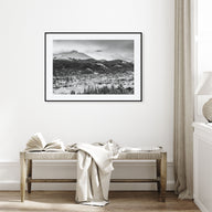 Breckenridge Landscape B&W Poster
