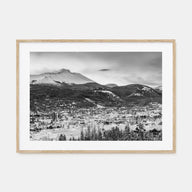 Breckenridge Landscape B&W Poster