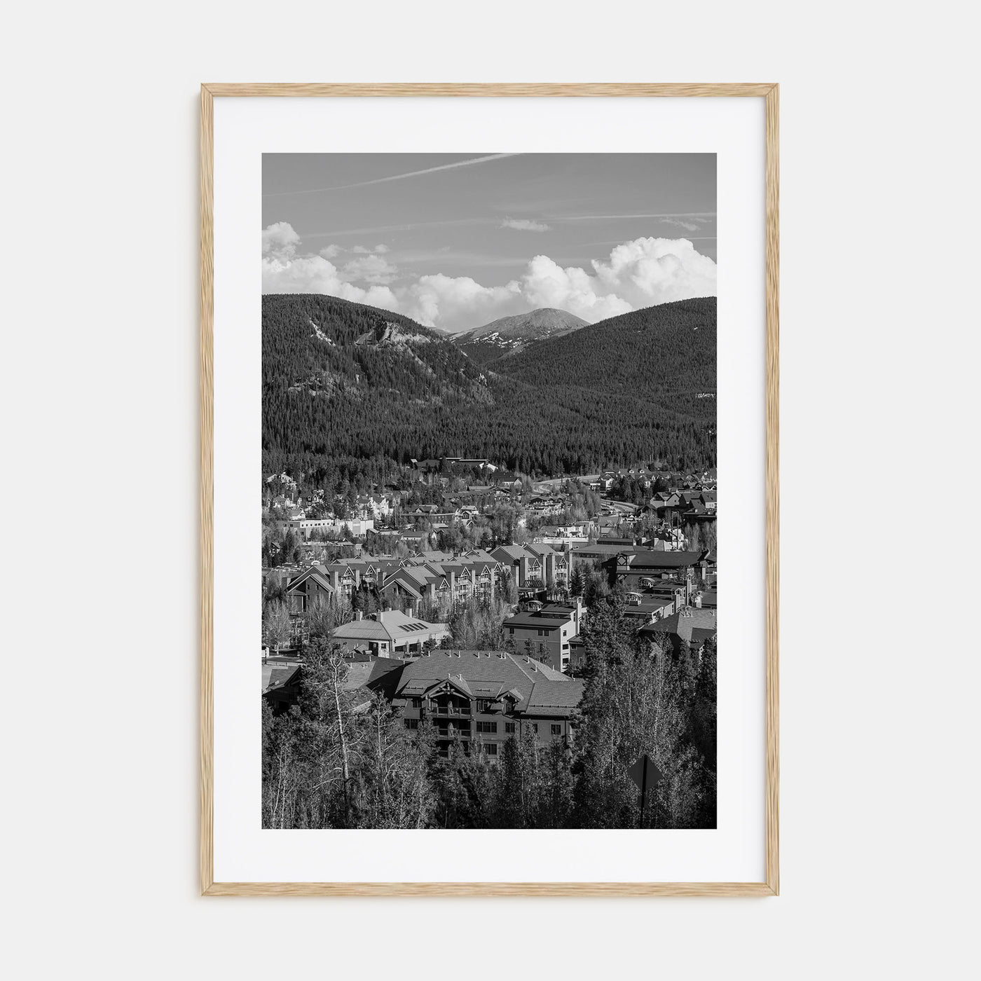 Breckenridge Photo B&W Poster