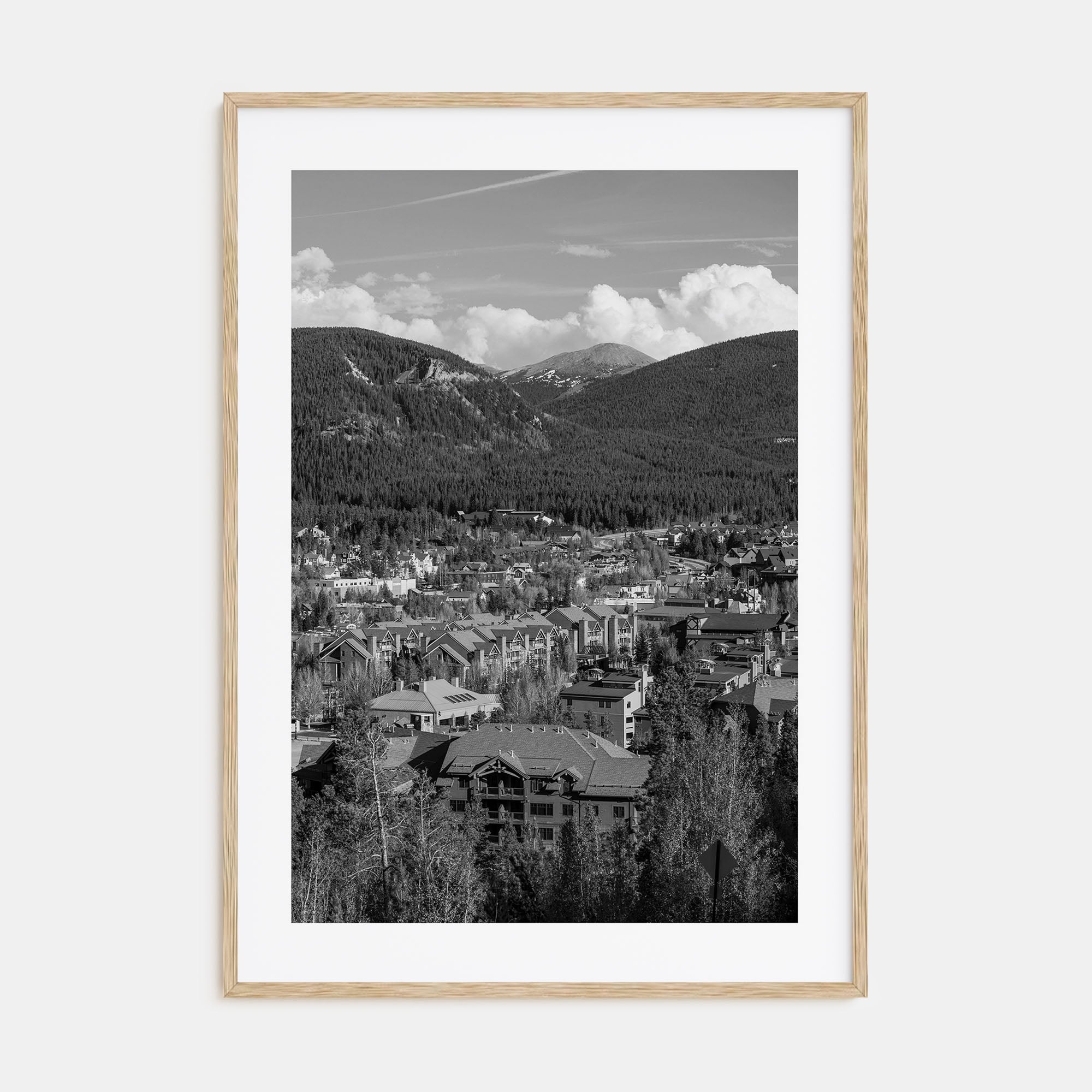 Breckenridge Photo B&W Poster
