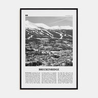 Breckenridge Travel B&W Poster