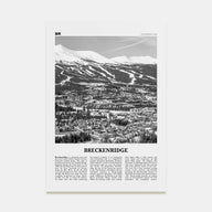 Breckenridge Travel B&W Poster