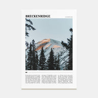 Breckenridge Travel Color No 1 Poster