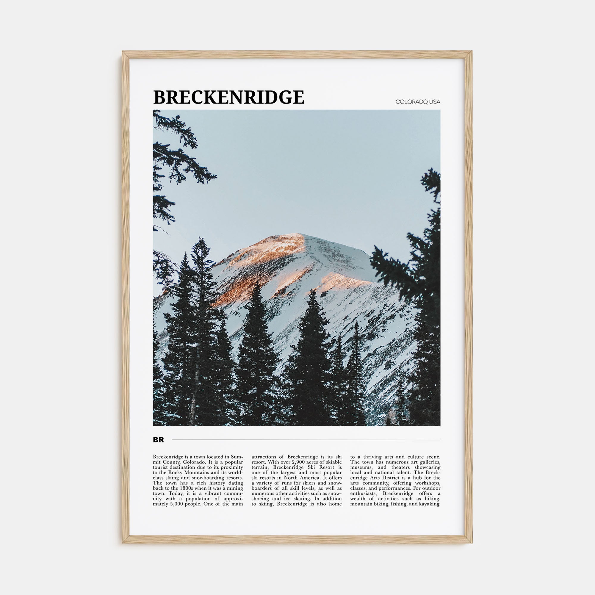 Breckenridge Travel Color No 1 Poster