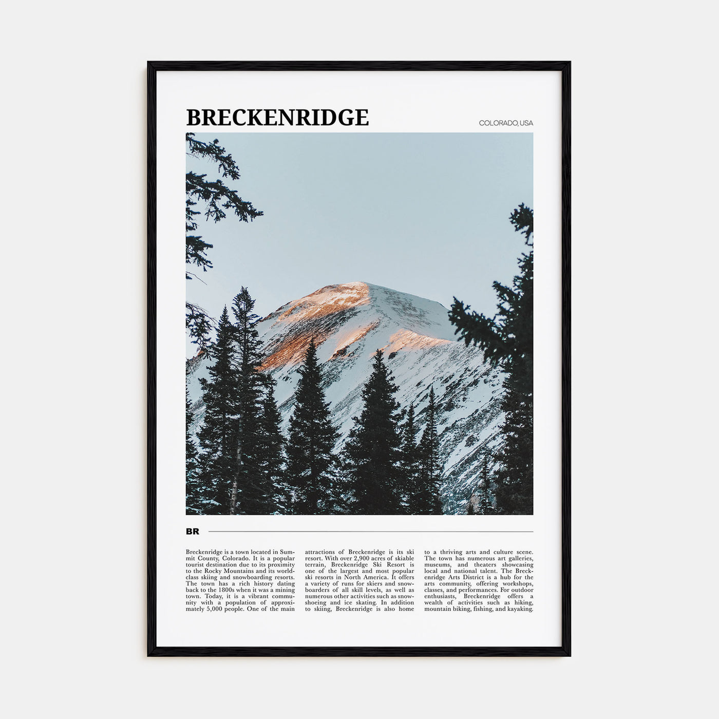 Breckenridge Travel Color No 1 Poster