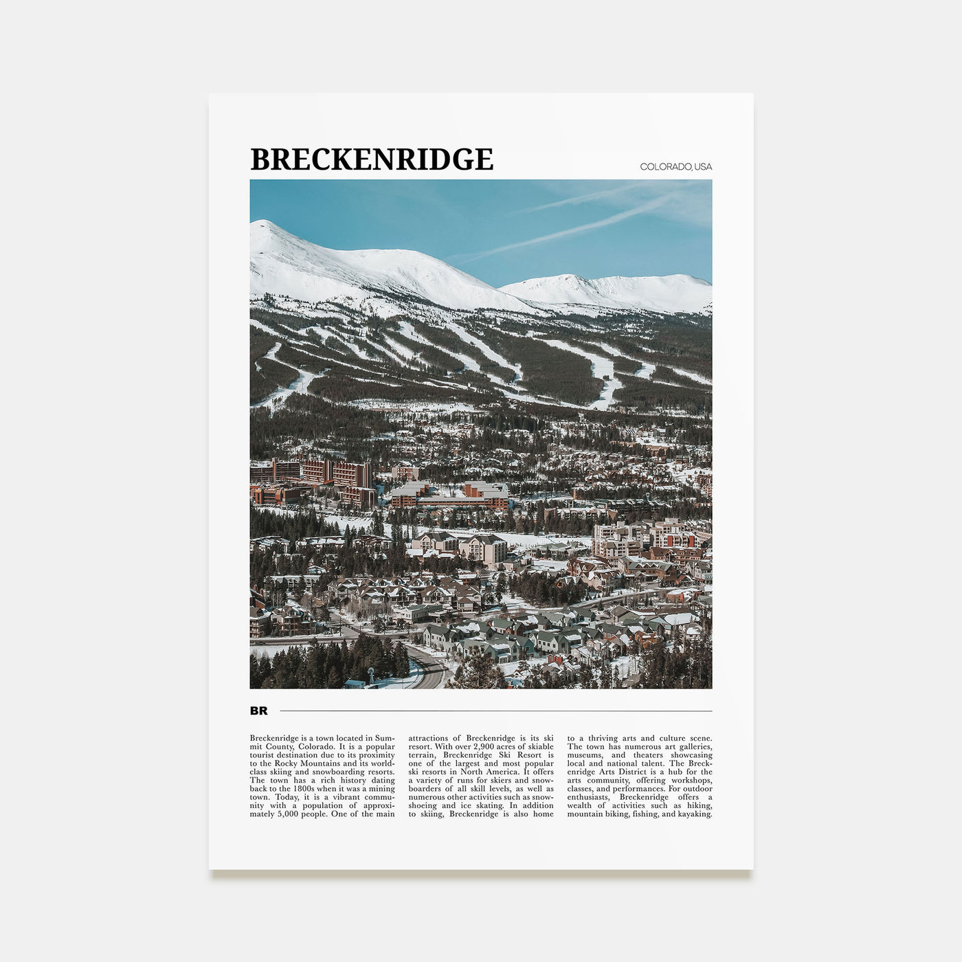Breckenridge Travel Color No 2 Poster