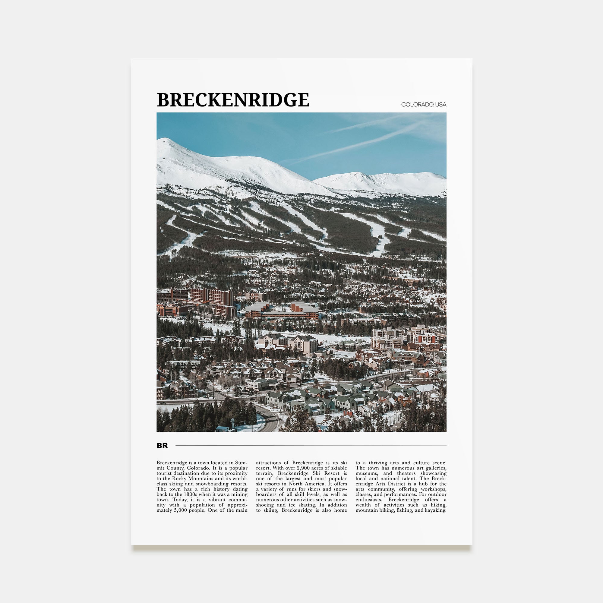 Breckenridge Travel Color No 2 Poster